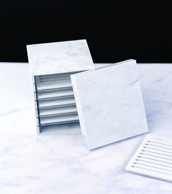 Coffret de rangement 6 plaques marbre