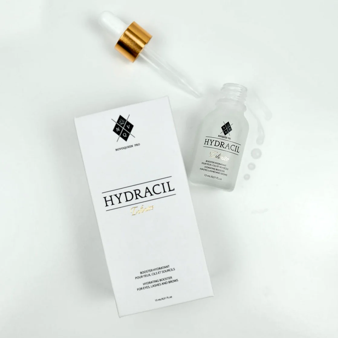 Hydracil Infinite 15 ml – Sérum hydratant pour cils et sourcils (Format professionnel) – Image 3