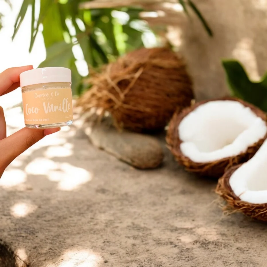 Exfoliant à lèvres Coco et Vanille – Image 3
